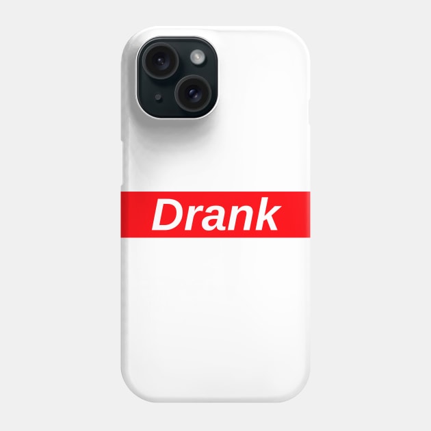 Drank // Red Box Logo Phone Case by FlexxxApparel