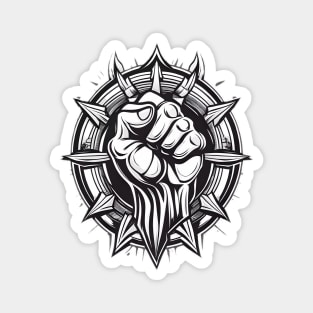 Raised-Fist Magnet