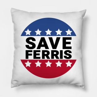 Ferris Bueller's Day Off Save Ferris Pillow