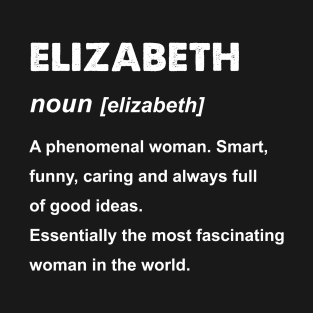 Elizabeth Name Gift design T-Shirt