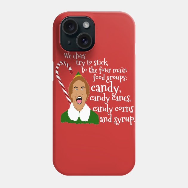 Elf Funny Quotes Phone Case by PoetandChef