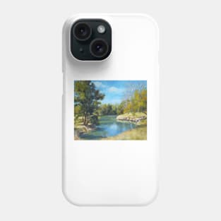 Castlereagh River, Coonabarabran (oil version) Phone Case