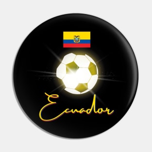 Ecuador Soccer Lover Pin