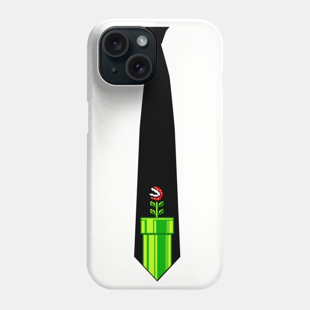 Tie piranha plant Phone Case by karlangas