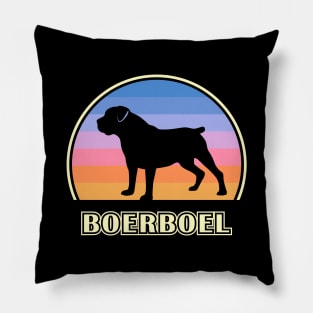 Boerboel Vintage Sunset Dog Pillow