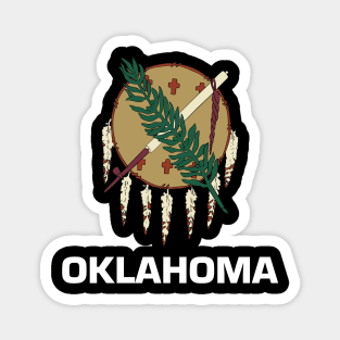 Oklahoma State Flag Magnet