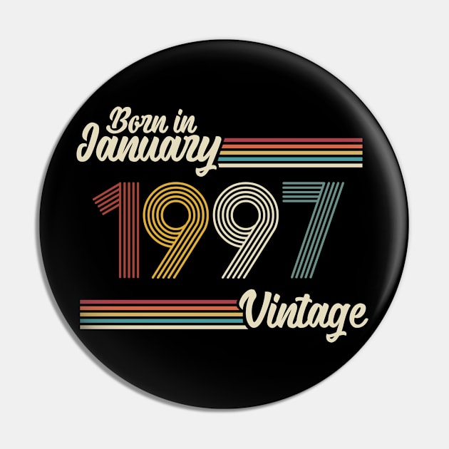 Vintage Born in January 1997 Pin by Jokowow