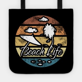 Beach Life Vintage Circle Tote