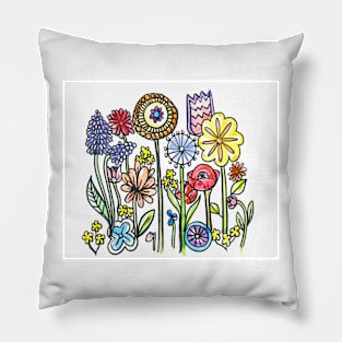 spring flowers Pillow