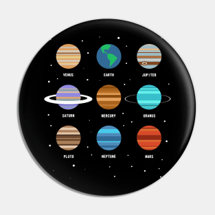 Solar system Pin