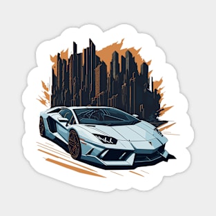 Lamborghini Classic Car Magnet