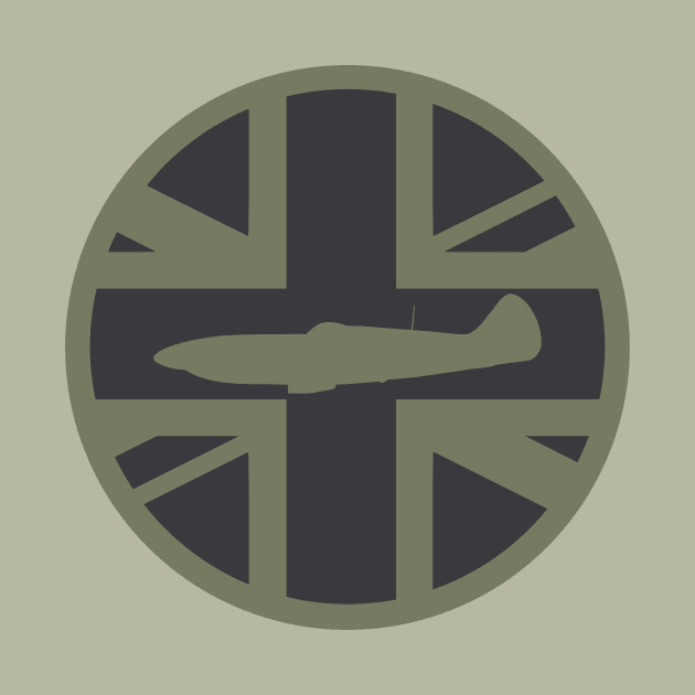 Supermarine Spitfire Union Jack Desert Patch by Firemission45