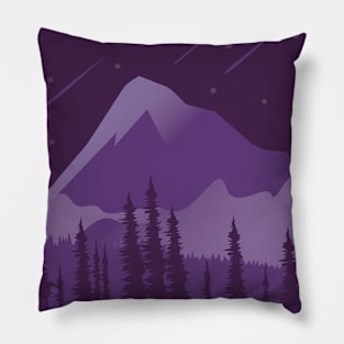 Night-Mountain Pillow