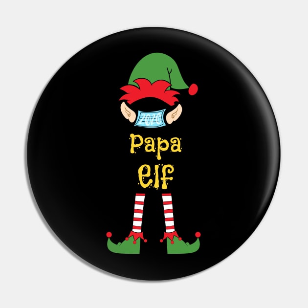 2020 Masked Christmas Elf Family Group Matching Shirts -  Papa Pin by Funkrafstik