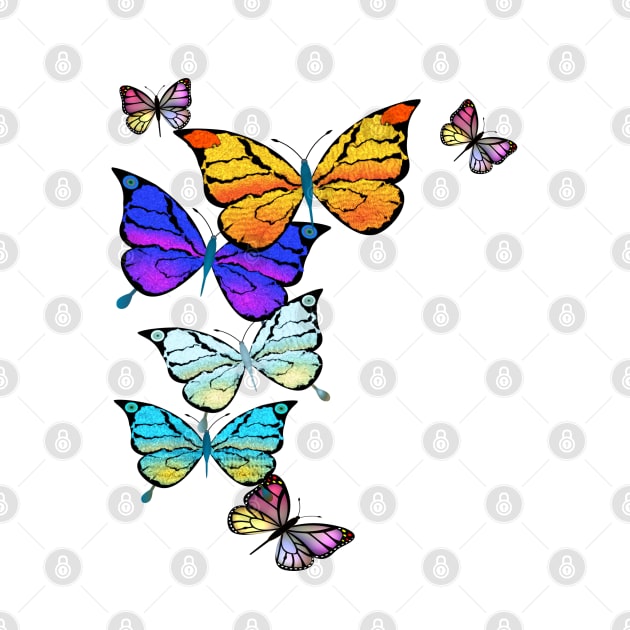 Colorful Butterflies by Ruggeri Collection