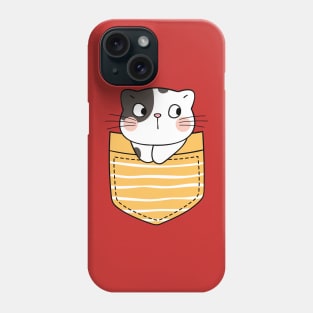 Cute Pocket Kitty V1 Phone Case
