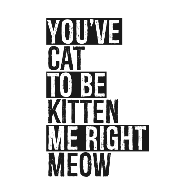 You've Cat To Be Kitten Me Right Meow by SinBle