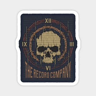 The Record Company Vintage Skull Magnet