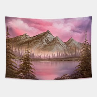 Mauve Mountain Tapestry