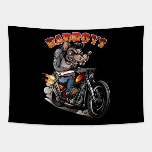 Bad Boys Rockabilly Rat Tapestry