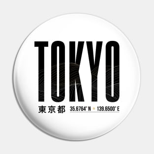 TOKYO Japanese Style Design |  東京都  GPS Coordinates Pin