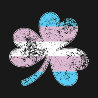 Transgender Shamrock Pride Flag T-Shirt