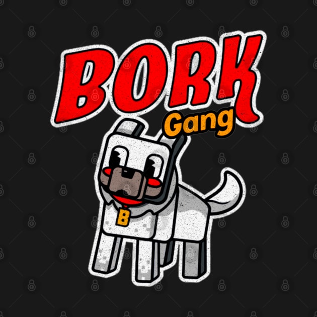 Slogo Bork Gang funny gift for kids by Vixel Art