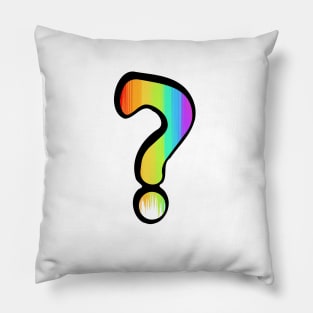question mark Pillow