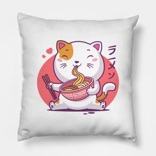 Neko Ramen Pillow