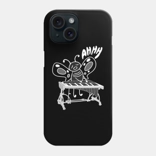 Little Butterfly Vibraphone Player In Love with Vibraphone Music Mallet Play Phone Case