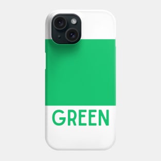 Learn Your Colours - Green Phone Case