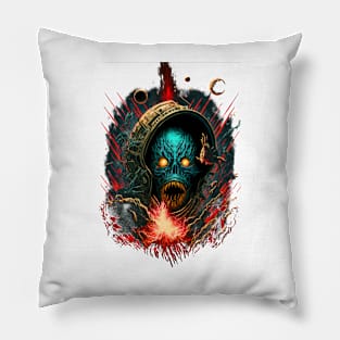 Space Monster Alien Man Pillow