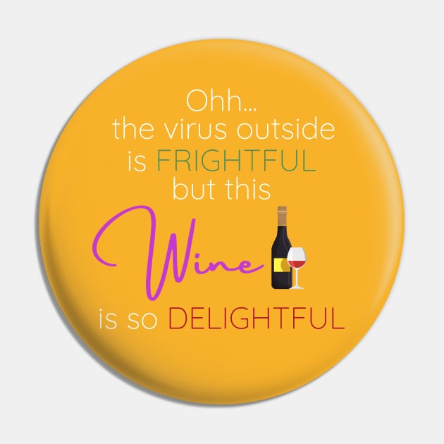 Oh the weather outside is frightful - Virus and Wine Edition Pin by KiyoMi