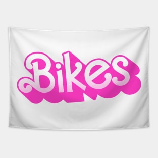 My Job Is Bikes Tapestry