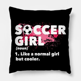 Soccer Girl Pillow