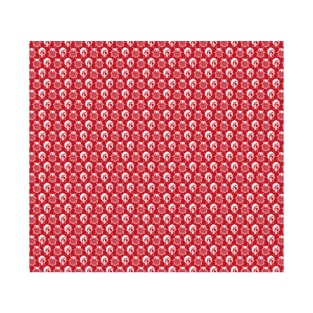 Ladybug Pattern | Ladybird Pattern | Red and White | Vintage Ladybugs | T-Shirt