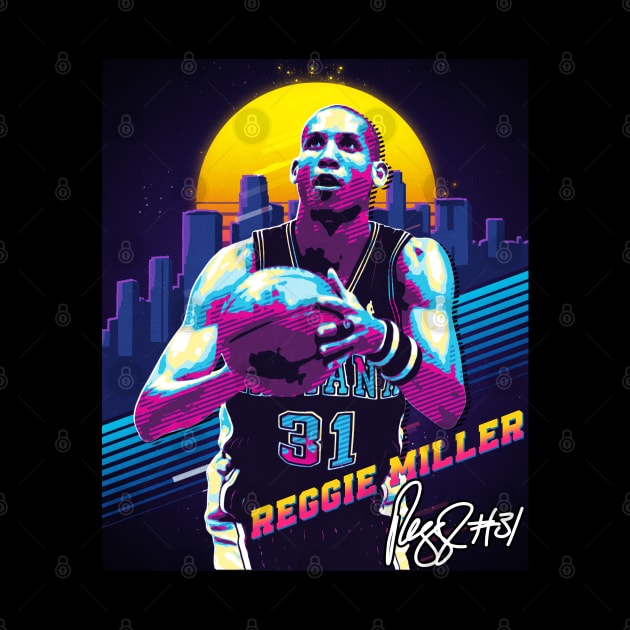 Reggie Miller Choke Sign Basketball Legend Signature Vintage Retro 80s 90s Bootleg Rap Style by CarDE