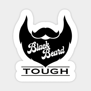 Black Beard Tough Magnet