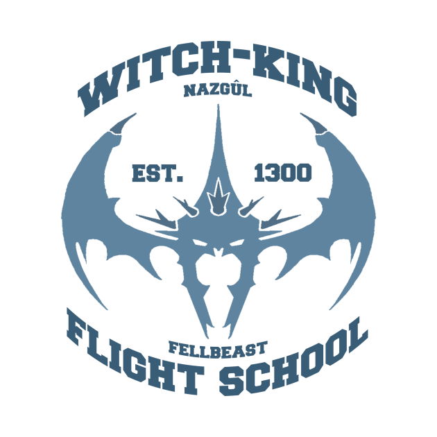 Discover Witch-King Nazgûl Flight School - Lord Of The Rings - T-Shirt