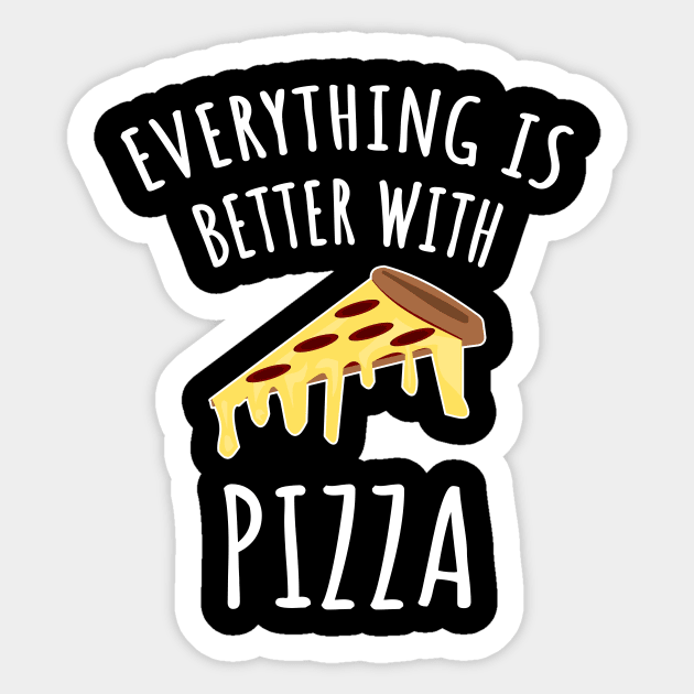 Bigfoot Pizza Sticker