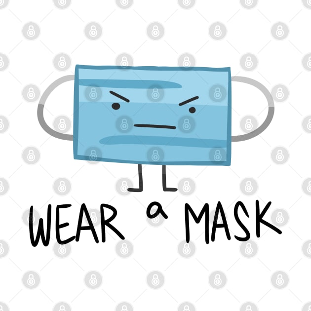 Mask Man Tells You to Wear a Mask by graysodacan