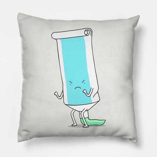 squeeze... Pillow by milkyprint