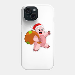 Pig Christmas Sack Phone Case