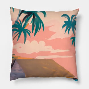 Hawaii Painting Pillow