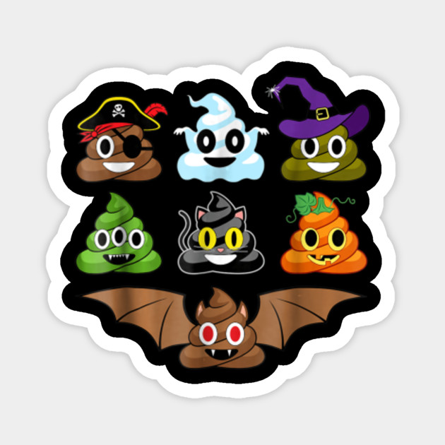 Poop Emoji S Halloween Costumes Funny Poop Emojis Halloween Costumes Funny Magnet Teepublic