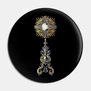 Catholic Monstrance Holy Mass Pin