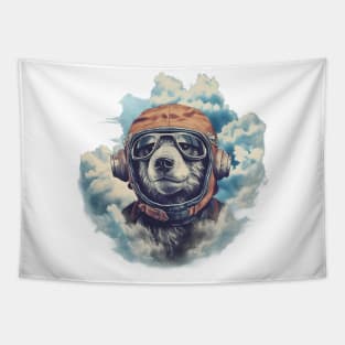 Pilot bear Tapestry