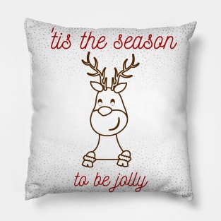 Christmas reindeer. Pillow