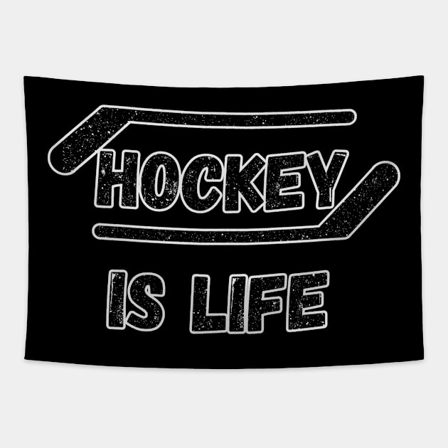 Hockey Lover Shirt - hockey is life Tapestry by Dogs and other stuff