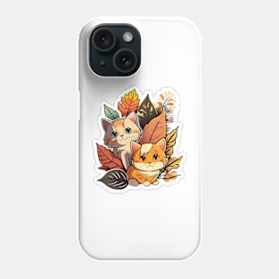 Lovely Cats in Nature Phone Case